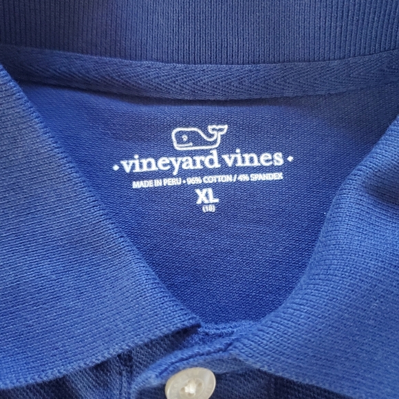 Vineyard Vines Boys' Long-Sleeve Surf Polo Size XL (18) - Picture 3 of 8